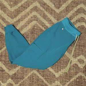 FIGS TEAL Zamora Jogger Scrub Pants TEAL M/P